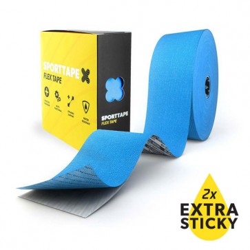 Banda Kinesiologica Lipicioasa SPORTTAPE 5cmx22m - Albastru