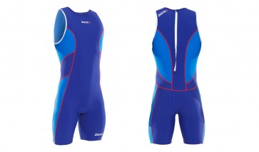 Trisuit Barbati Zone3 Aquaflo Fermoar la Spate