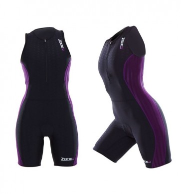 Zone3 Women's Aquaflo Trisuit Black/Purple